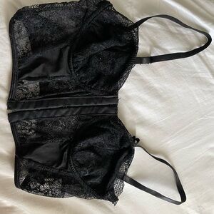 SHEIN Black Lace Bandeau